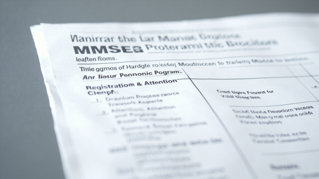 Mini-mental Examen de l'État: Un outil de décortif